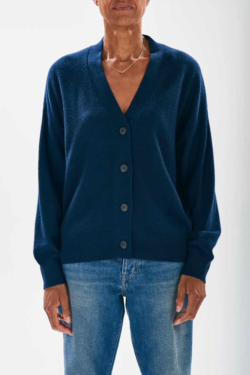 [Jumper1234] Beach Cardigan - Navy Rose