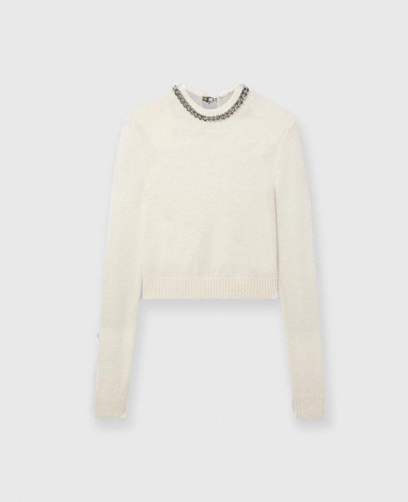 [S.McCARTNEY] Falabella Chain Small Jumper - Natural