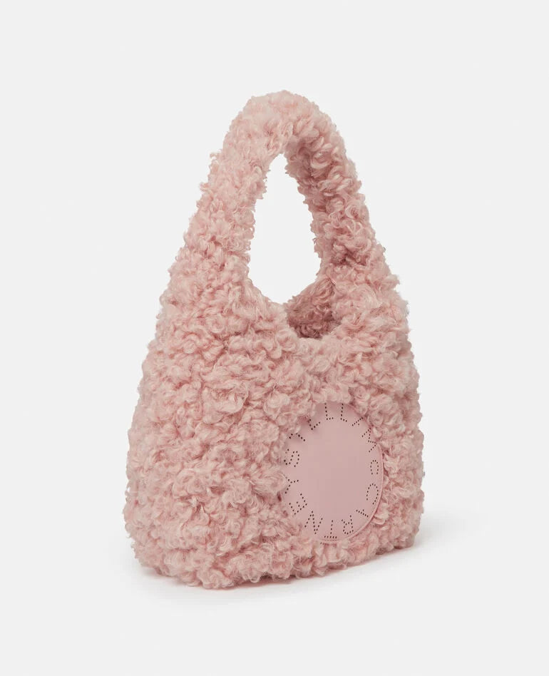 [Stella McCartney] Logo Plush Teddy Hobo Small