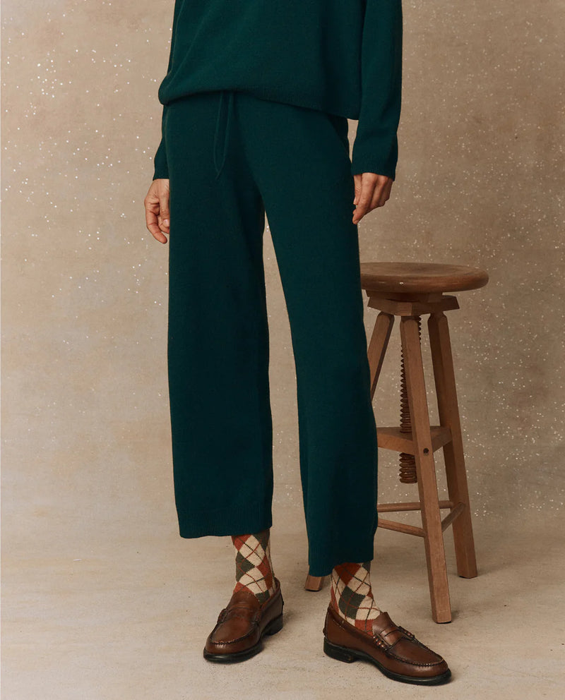 [THE GREAT] CASHMERE LANTERN PANT -  ALPINE