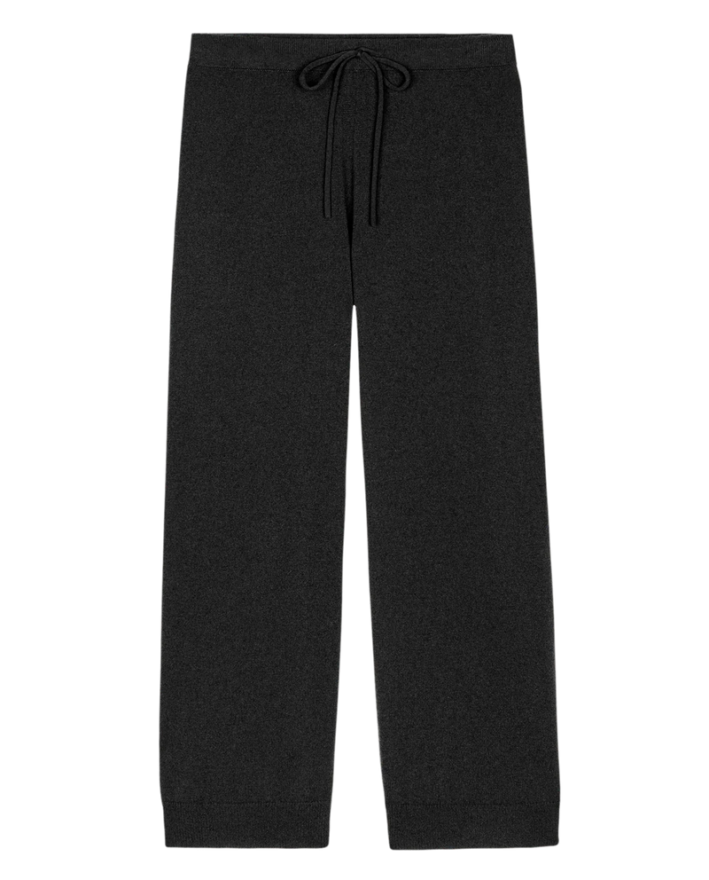 [THE GREAT] CASHMERE LANTERN PANT - BLACK