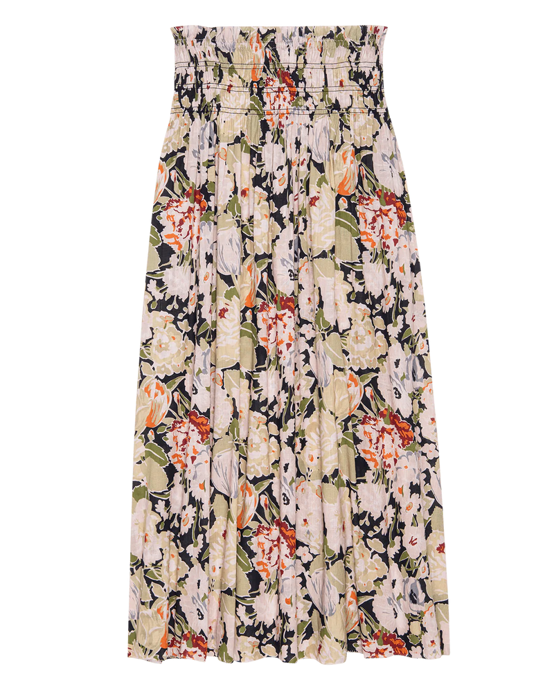 [The Great] The Canary Skirt - Vintage Rose Print