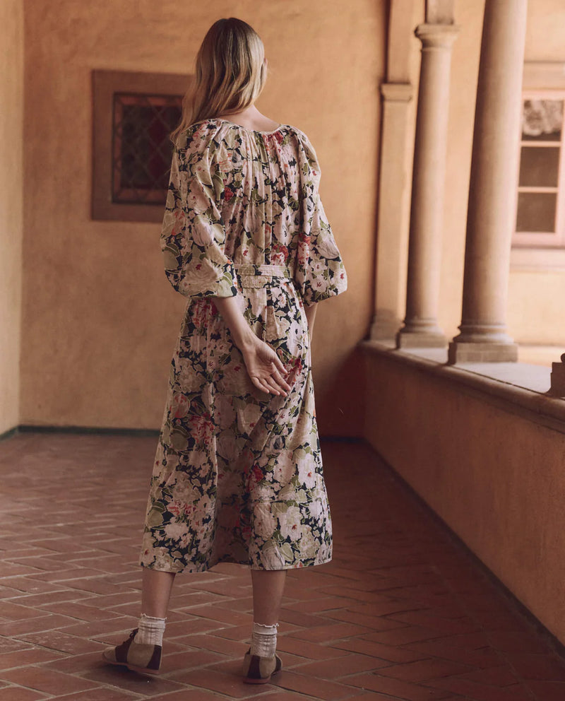 [The Great] The Pampas Dress - Vintage Rose Print