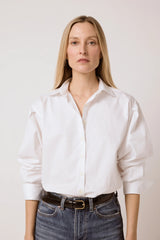 [T. LINE] The Isabel Shirt - White