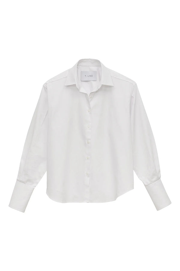 [T. LINE] The Isabel Shirt - White