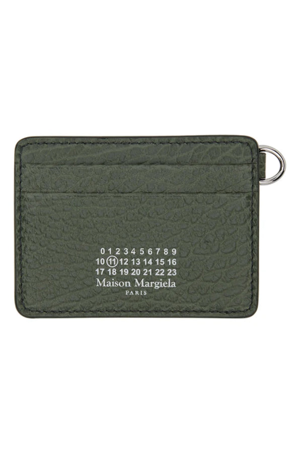 [M. Margiela] Green Logo Keyring Card Holder