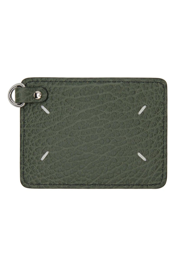 [M. Margiela] Green Logo Keyring Card Holder